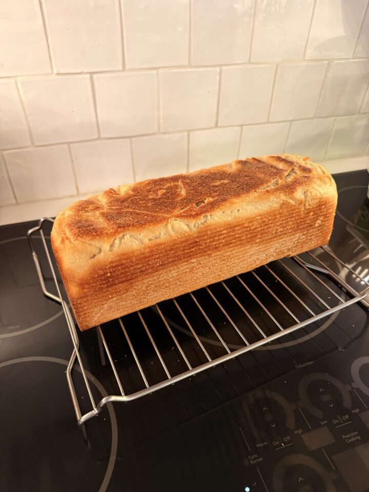 Sourdough Pullman Loaf Recipe: The Secret to Perfect Square Sandwich Bread 5 Baked bread pullman loaf